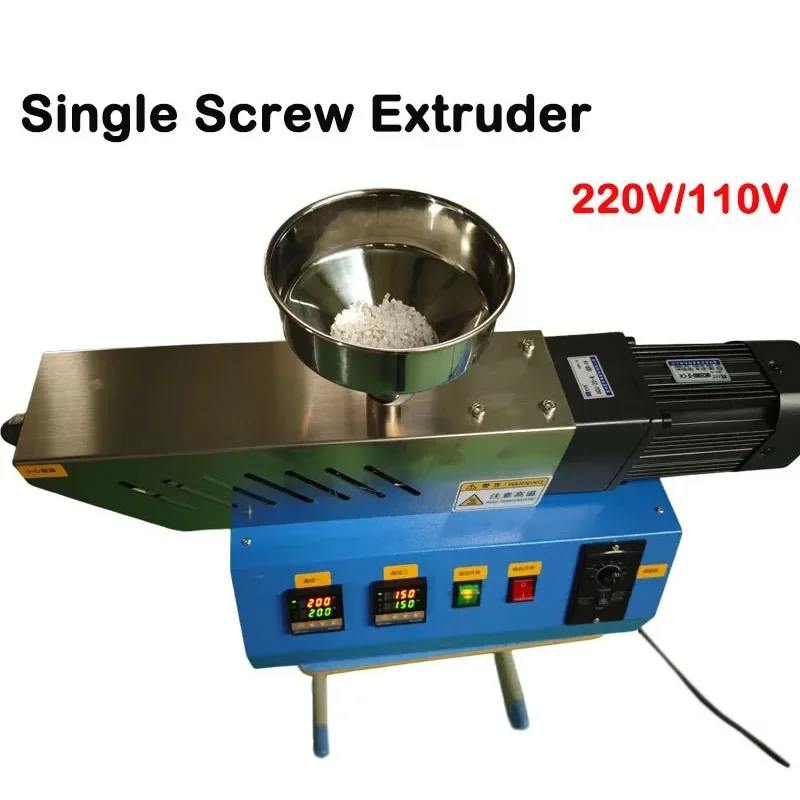 Desktop Single Screw Extruder 1.75/3mm 3D Printing Filament Maker for TPU PE PP ABS PVC 110V/220V Lab Experiment Machine