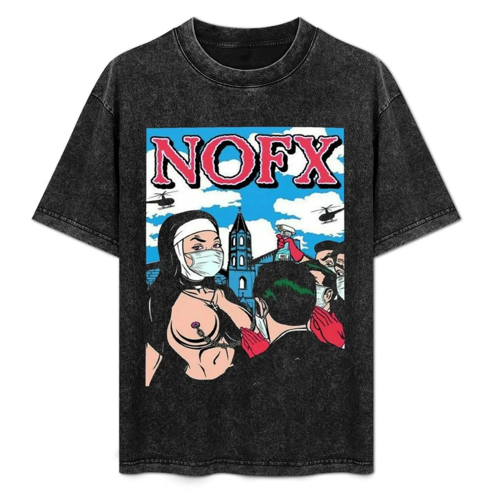 

nofx logo essential T-Shirt mens graphic t shirts funny t shirts dark humor T-Shirt