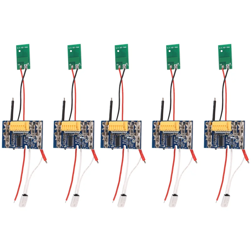 FULL-5Pcs Li- Battery PCB Charging Protection Circuit Board For  18V 1.5Ah 3Ah 6Ah 9Ah BL1415 BL1430 BL1460 BL1490