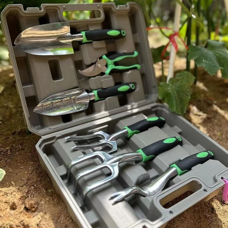 Aluminum Alloy Anti-rust Gardening Tool Pruning Shears Root Extractor Shovel Rake Garden Yard Planting Pruning Weeding Tool