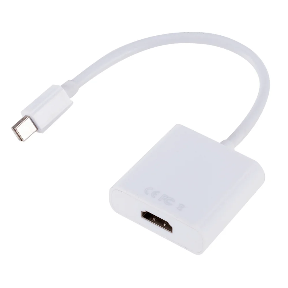 Mini DisplayPort DP to HDMI-compatible Adapter Cable HD 1080P Thunderbolt to HDMI-compatble Converter For Mac Macbook Pro Air