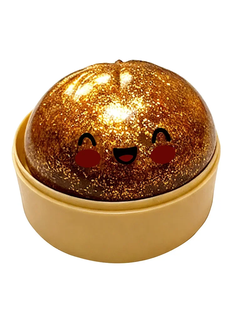 Viral Dumpling Squishy ULTRA SELTEN Gold Glitter Hidden Edition Dumpling Squishies Squishy Dumpling Slow Rise Stress Relief Soft