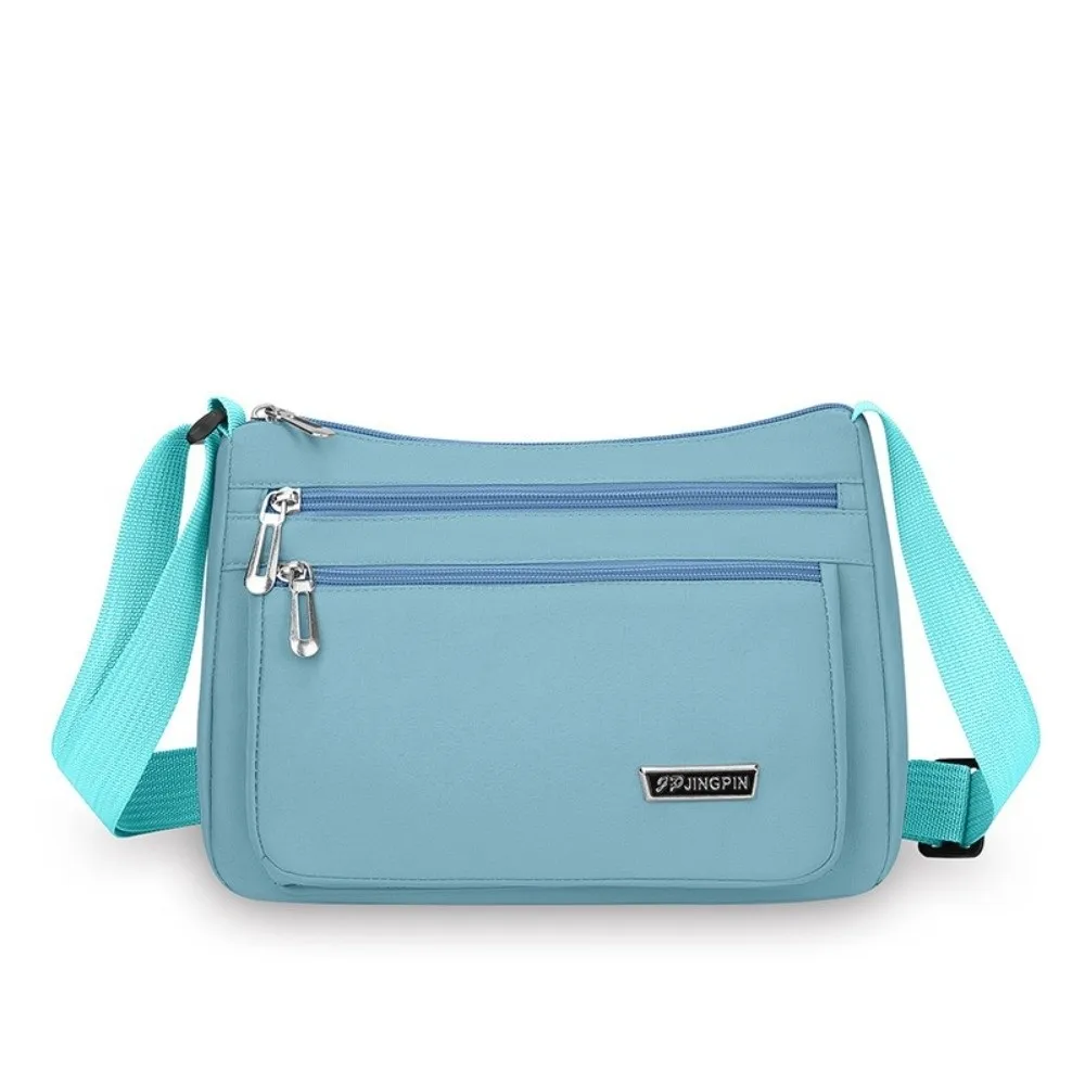 Multi-Layer Multiple Compartments Crossbody Bag Lightweight Waterproof Shoulder Messenger Bag Multi-Functional Large Capacity