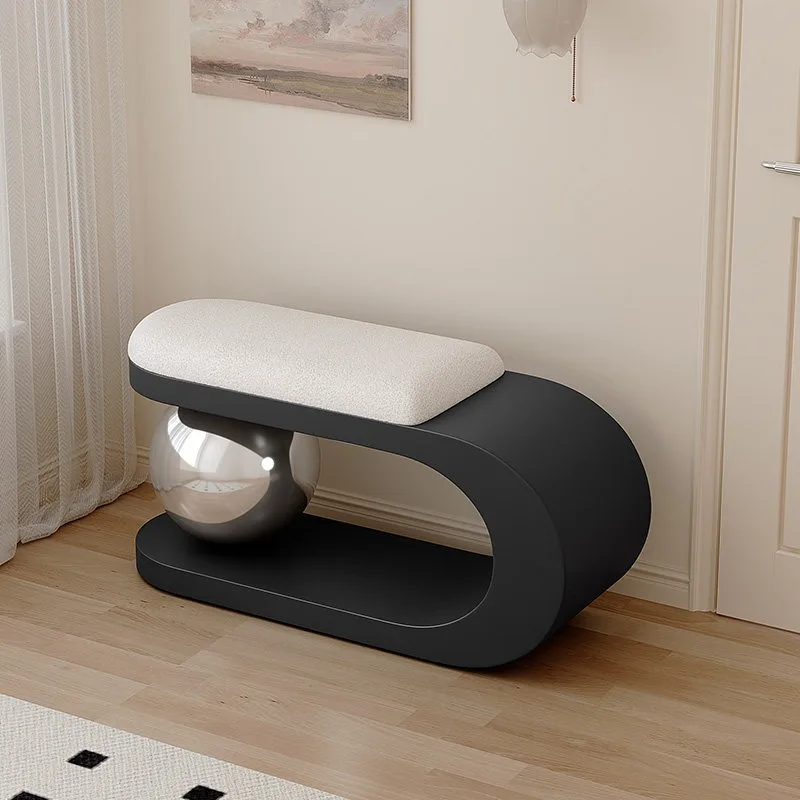 Advanced sense shoe stool, Internet celebrity creative home sofa, shoe stool at the end of the bed