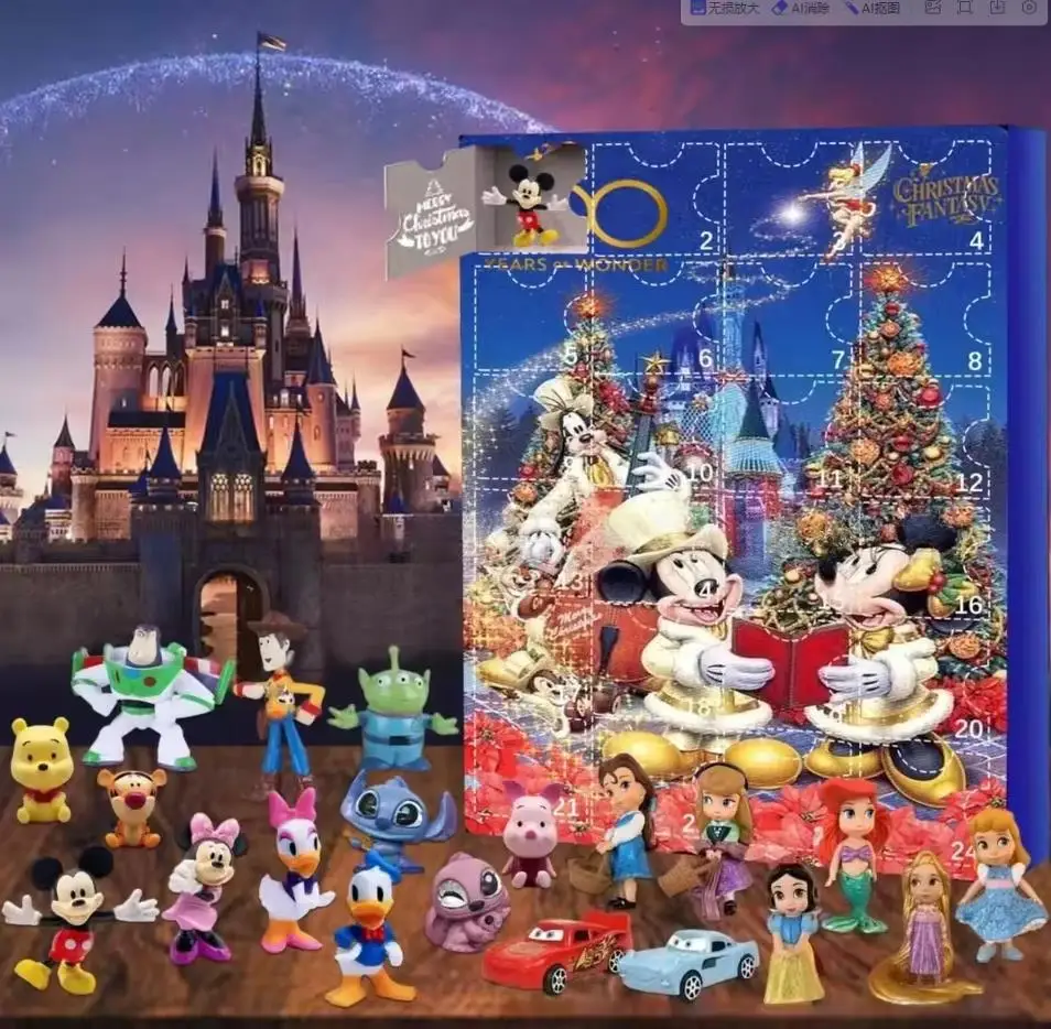 @ * ديزني تقويم القدوم غرزة عروسة كارتون جو عيد الميلاد هدايا الزخرفية السنة الجديدة 24 يوما العد التنازلي مفاجأة صندوق أعمى