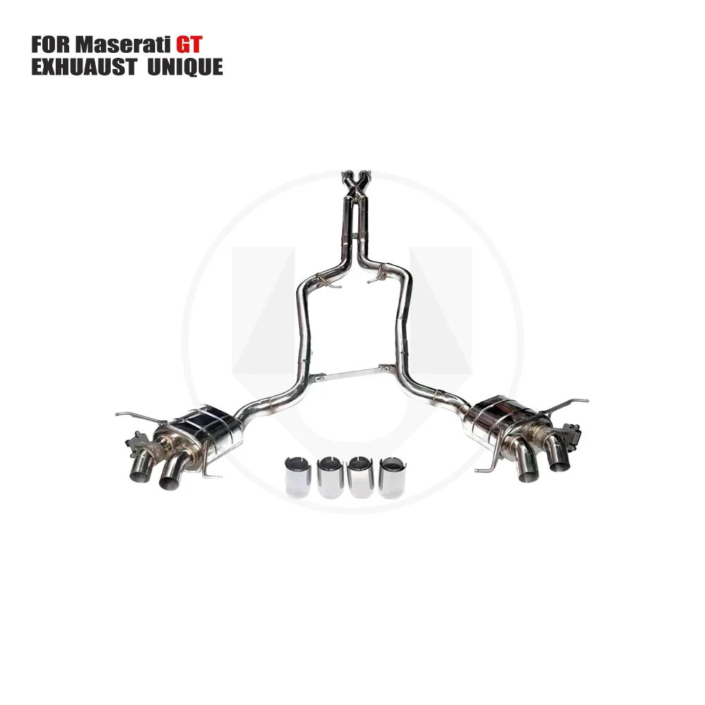 

UNIQUE Stainless Steel Exhaust System Manifold is Suitable for MaseratiGT Auto Modified Valve Muffler Downpipe With Catalyst