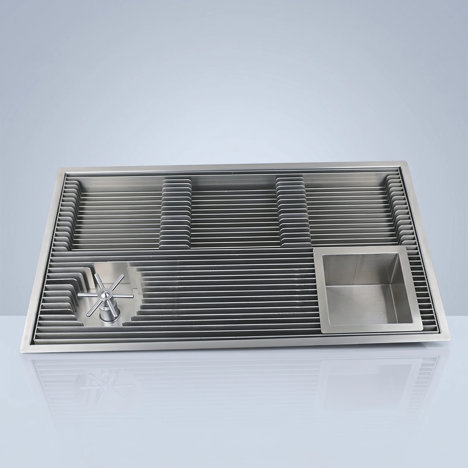 Strakke, inbouwbare afvoerbak  - Tea Coffee Set Up recensie en prijs