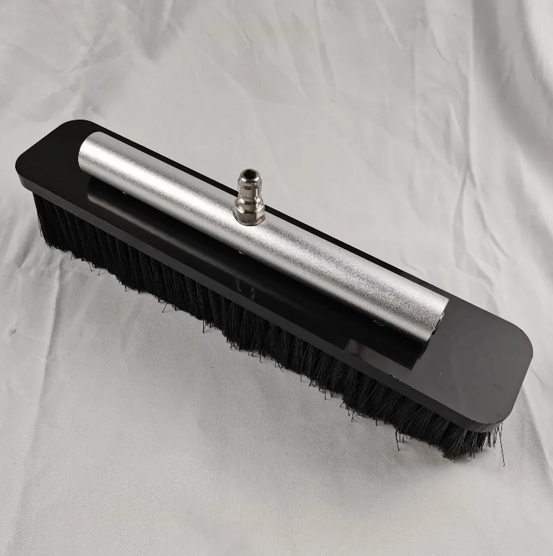 8-Inch Brush Broom with 3 Solar or Glass Power High Voltage Washer Accessories