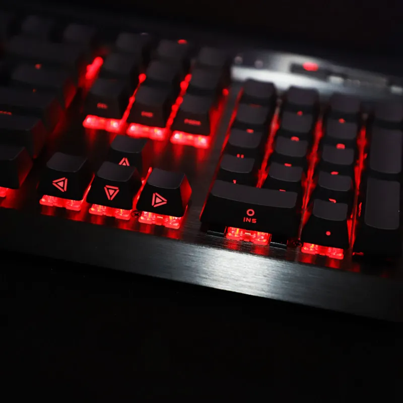Side engraved positive engraved dark engraved translucent ROG (Corsair K70 K95 platinum version Cherry Razer)