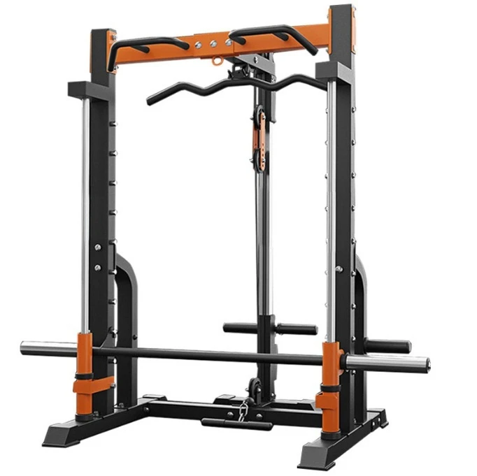 High Strength Smith Machine  Fitness Equipment Comprehensive Training Bench Rack Squat Horizontal Push Frame Gantry