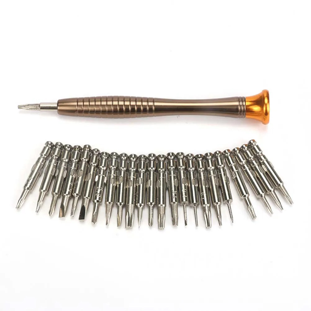 

25pcs Precision Screwdriver Set S2 Steel Magnetic Tip Anti-Slip Handle For Electronics Repair Kit Multi Functional Disassembly