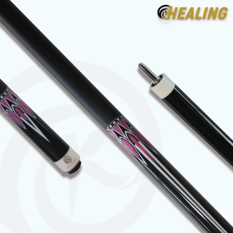 OKHEALING-Competitive Pool Cue Stick, Durable Carbon Fiber Design, 13mm Head Diameter Joint Uniloc, 1/2 Break cue pool cue stick