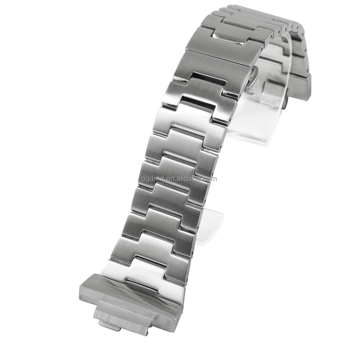 bracelet-de-montre-professionnel-gm-110-en-acier-inoxydable-bracelet-en-metal-massif-de-remplacement-avec-fermoir-papillon-longueur-160-mm