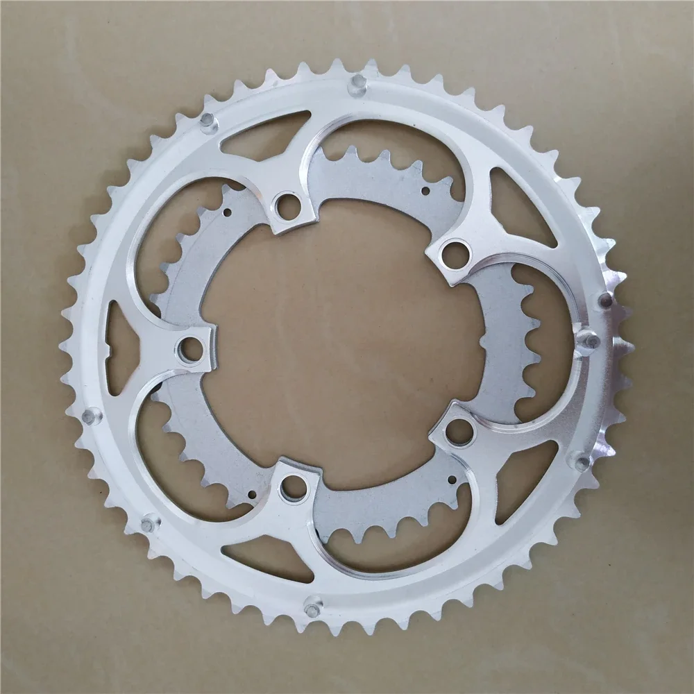 Road Bicycle Sprocket 110 BCD 52T 36T Crown Folding Bike Chainring Chainwheel CNC Gear Fixed Chain Wheel 5-10 Speed Double Disc