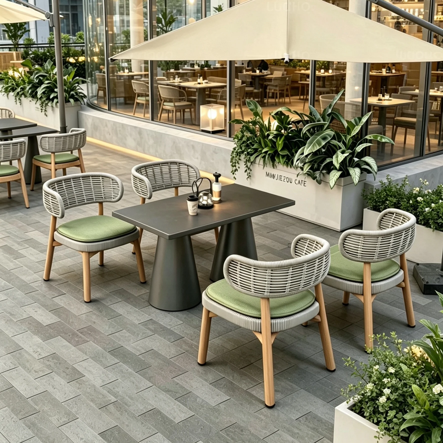PYH outdoor tables and chairs, courtyard, garden terrace, B&B, leisure area, outdoor tables, chairs and sofas