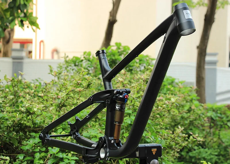 Bicycle Soft Tail Frame, Full Suspension, 29/27.5ER Boost, 148mm,Aluminium,  Mountain 4 Links,MTB, AM DH Cycling Downhill,