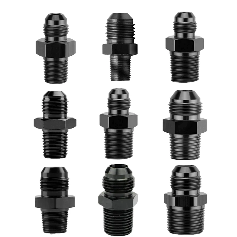 

Car Accessories AN6 AN8 AN10 NPT Straight Fuel Oil Air Hose Fitting Male Adapter Set Universal Auto Replacement Parts