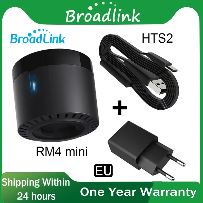 

С Alexa UK RM4 BroadLink ИК-датчик телевизора HTS2 Smart EU Mini Температурный домашний контроллер Google AU WiFi для автоматизации для Smart