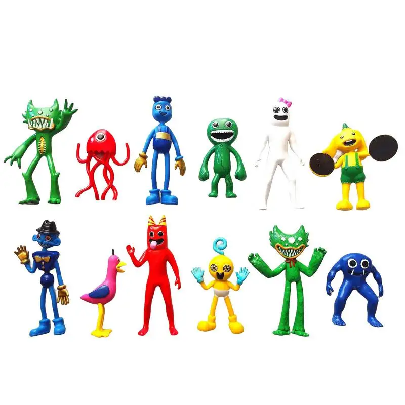 Banban Garten Figures Dolls 12 Pcs Baby Boys Girls Toys Cake Topper Children Birthday Christmas Gifts Popular Game Peripherals