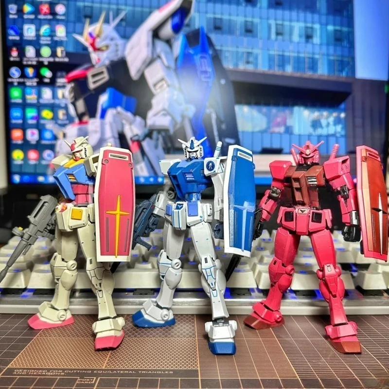 Hot Changlong 5501 Rx-78-2 Ver 2.0 Rg 1/144 Model Assemblagemodel Beweegbare gewrichten Basiskleur Collectible Robot Kits Modellen Kid Speelgoed