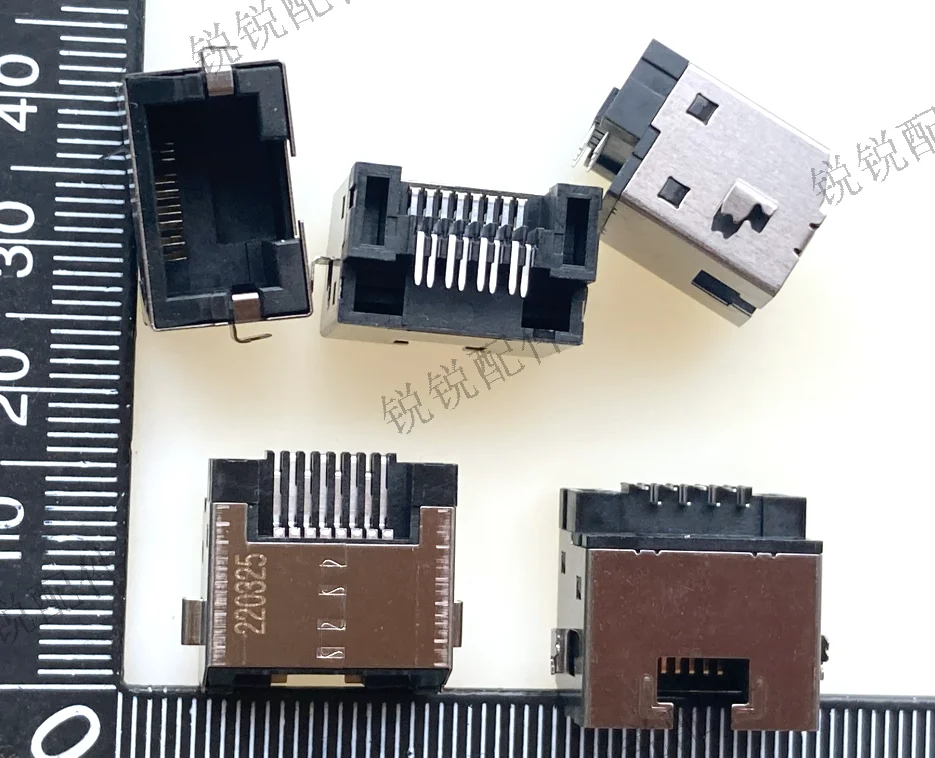 For  is suitable for Lenovo HP Dell notebook RJ45 network port socket sink board diagonal 8P8C network interface