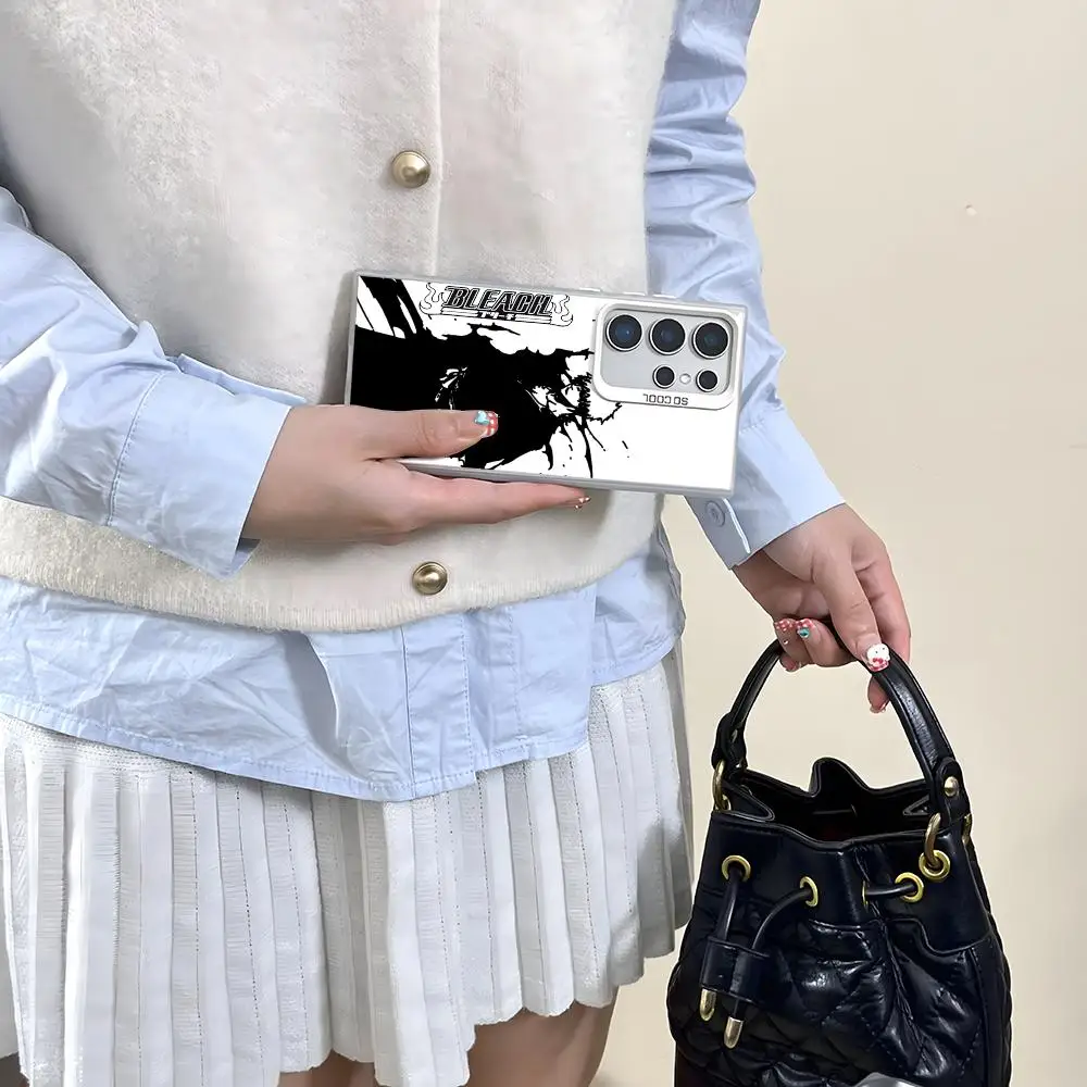 حافظة لهاتف سامسونج جالاكسي S25 S24 S22 S23 Ultra S21 S23 Plus 5G غطاء لامع من البولي يوريثان الحراري مقاوم للصدمات Funda #2