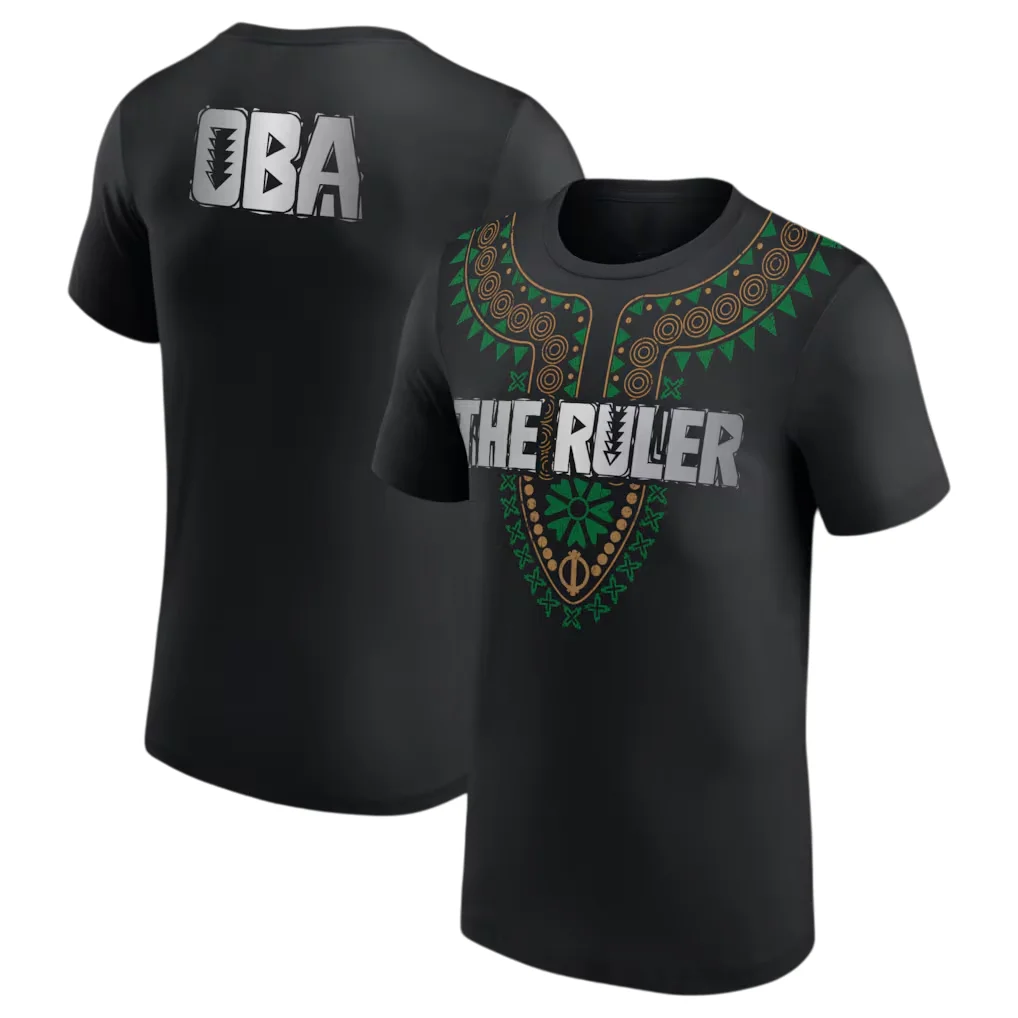 Camiseta 2026 Oba Femi Daishiki Estampada 100% Algodão Unissex Masculina e Feminina Vintage Y2k Oversized Popular Casual para Fãs