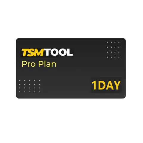 TSM TOOL 1 DAY Activation Repair Flash, Unlock, Utility, FRP & KG/MDM Removal No Credit