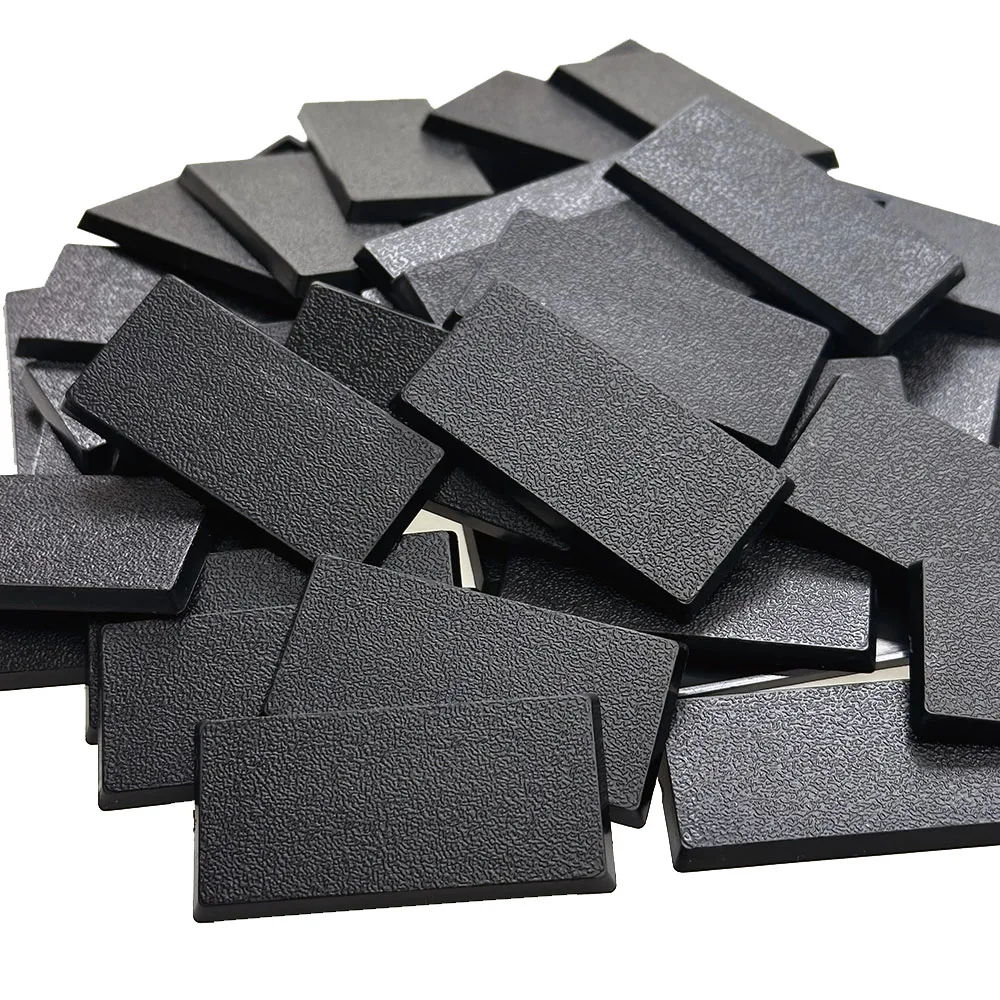 80pcs 50x25mm Rectangular bases good quality plastic bases