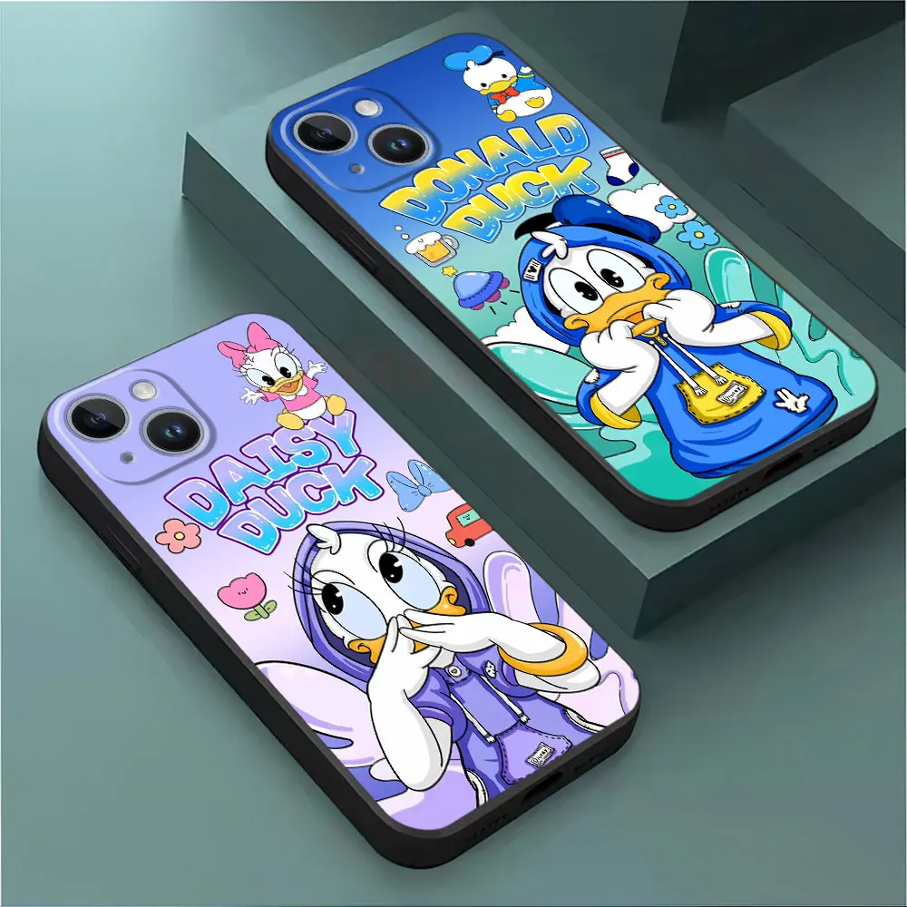 Black Soft Phone Case for Google Pixel 7a 6 Pro 7 Pro 8 Pro 6a Cases Disney Mickey Minnie Stitch Cover