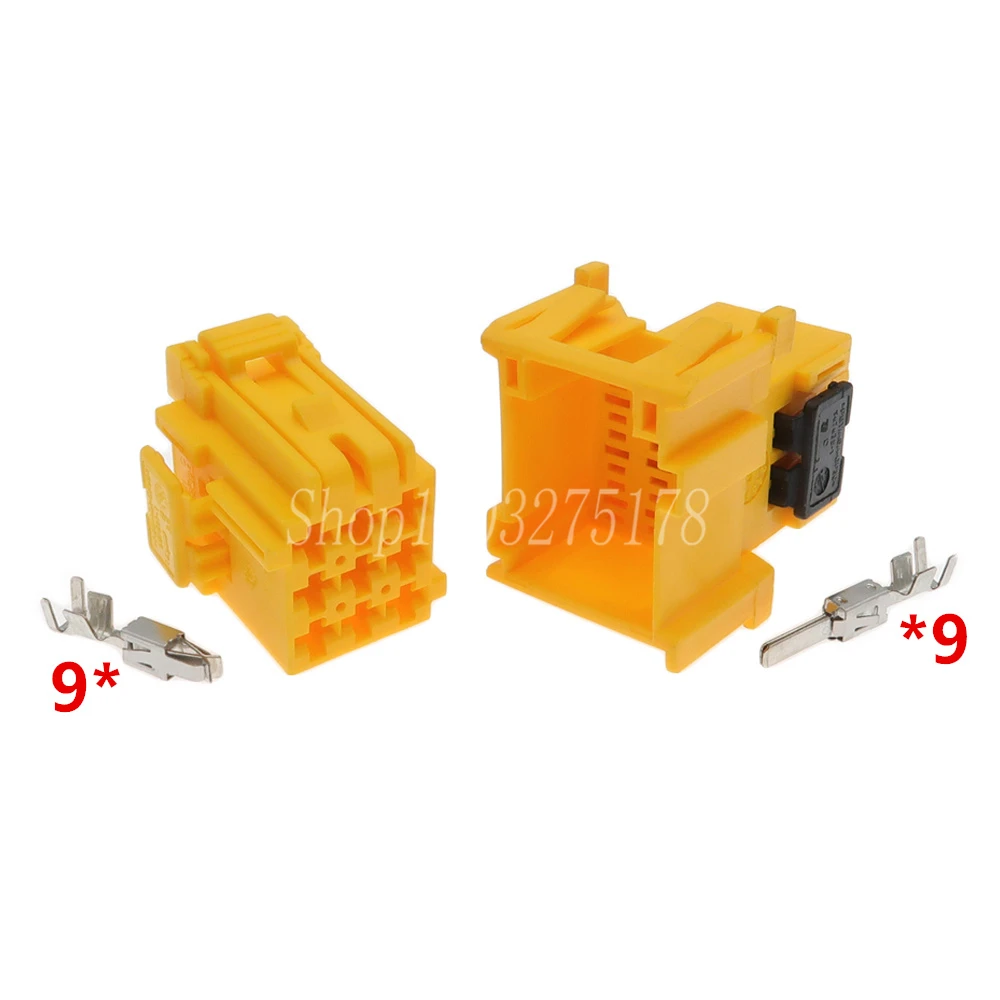 1 Set 9 Pin 1-967626-1 8-968971-1 1-967621-1 967631-1 967635-1 967621-1 Car Audio Power Amplifier Wire Plug Cable Connector