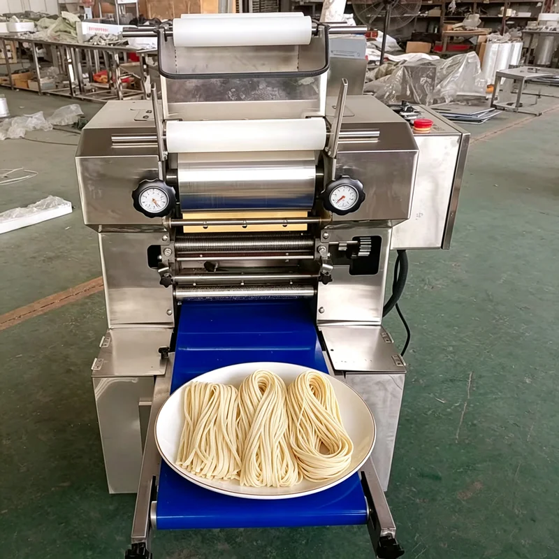 Stainless Steel Fresh Noodle Making Machine, Automatic Noodle Processing Equipment, Electric Pasta Machine