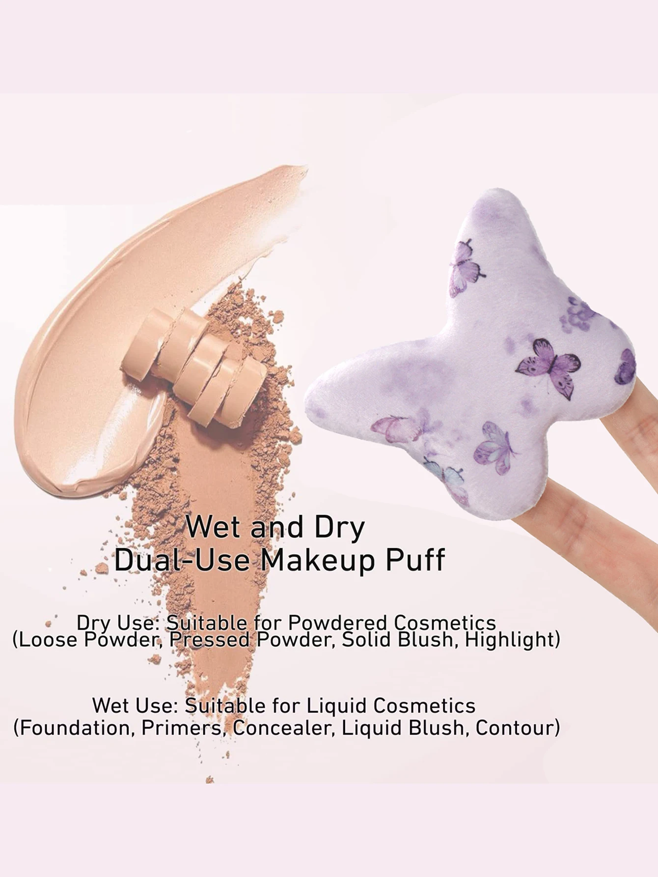 6/12/24 قطعة مسحوق نفخة الرطب الجاف استخدام لبودرة فضفاضة السائل مستحضرات التجميل لينة أفخم مسحوق نفخة ماكياج الأساس جديد في تتجه