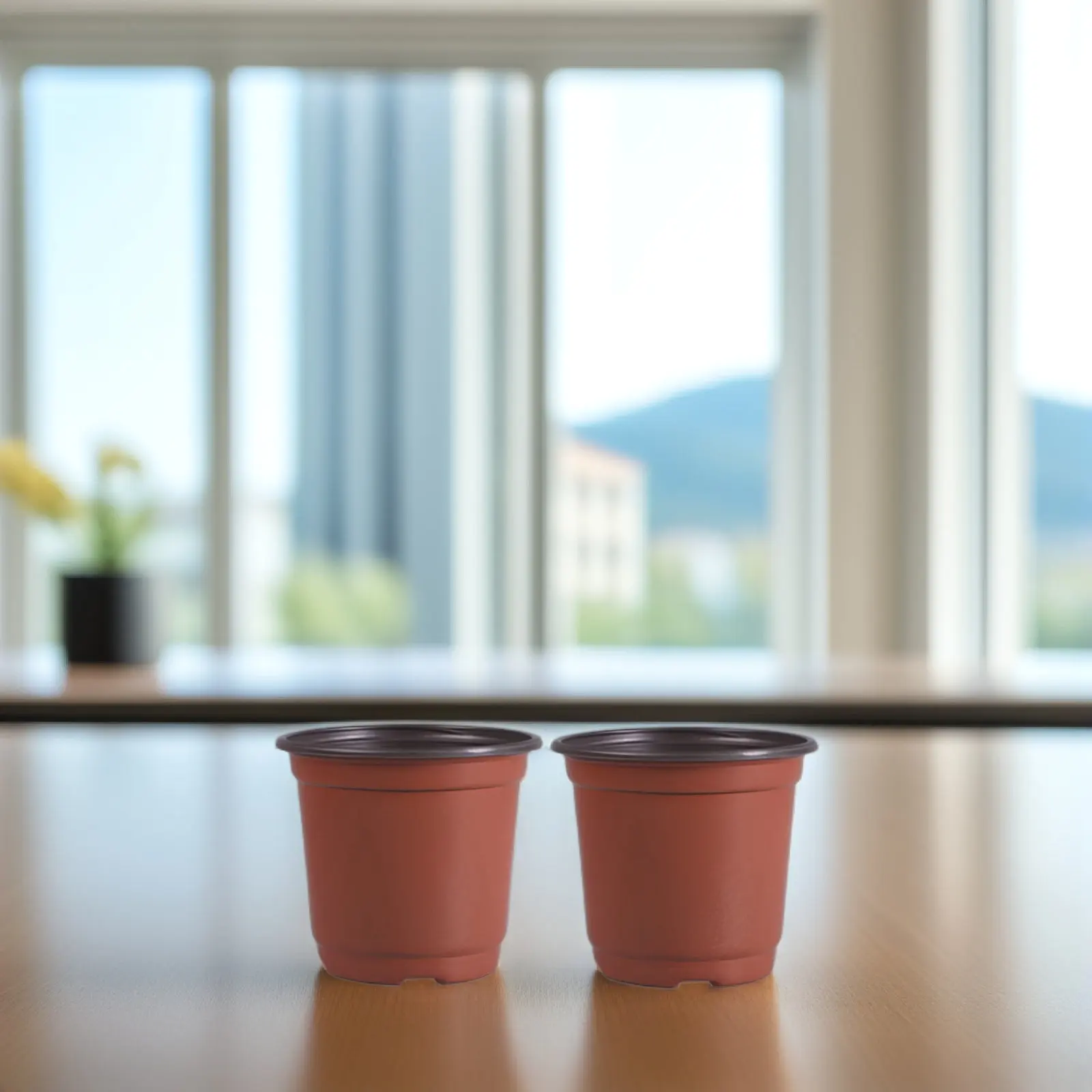 

70 шт. ретро-элегантных цветочных горшков из полипропилена для суккулентов, миниатюрные легкие декоративные кашпо для дома, сада, балкона, бонсай