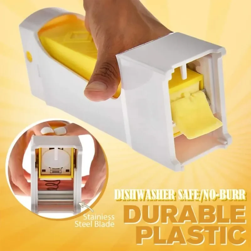 

1PC Portable Cheese Slicer Butter Slicer with Stainless Steel Blade for Cutting Butter Kitchen Utensils Food Grade Cheese Cutter