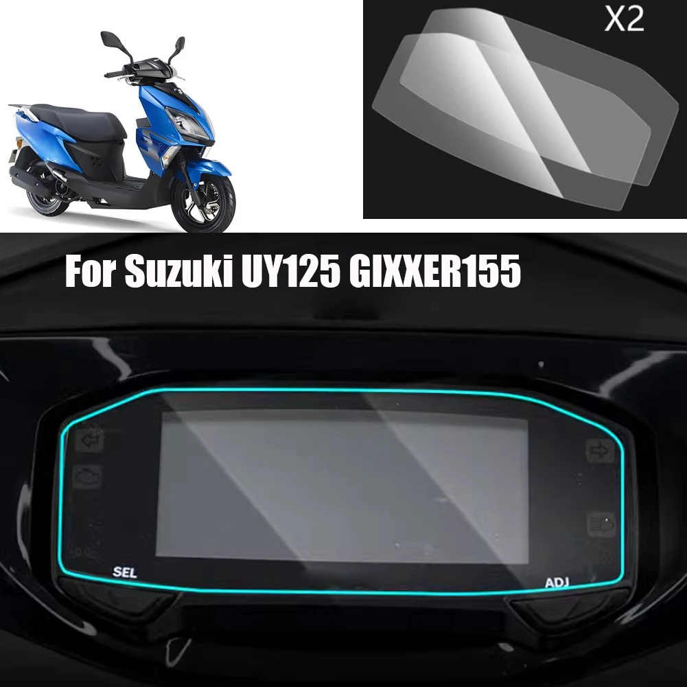 Motorcycle Cluster Scratch TPU Film Dashboard Screen Protector Anti Oil Scratch Proof For Suzuki UY125 GSX125 UY GIXXER155