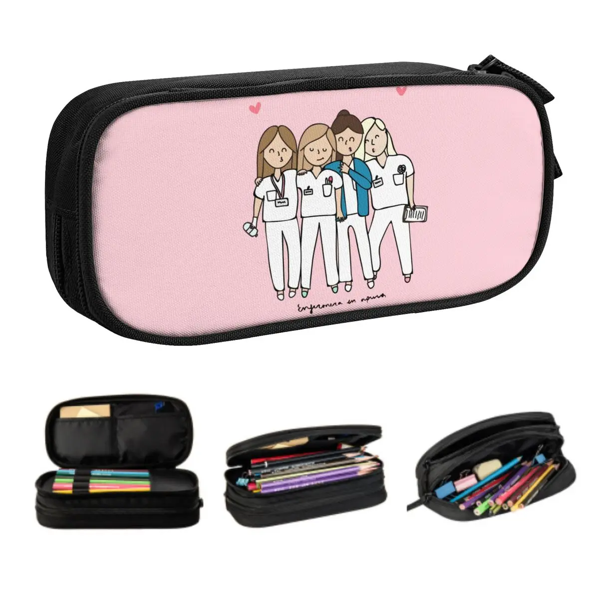 

Индивидуальные стильные милые пеналы для карандашей большой емкости для мальчиков и девочек, пеналы для ухода, канцелярские принадлежности для студентов