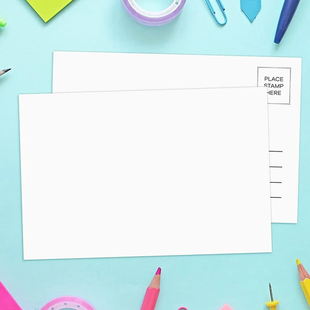 بطاقات بريدية فارغة قابلة للكتابة 10 قطعة مجموعة بطاقات المعايدة لرسائل الأعمال الشخصية بطاقات بريدية ذاتية الصنع بطاقات ورقية صغيرة السائبة
