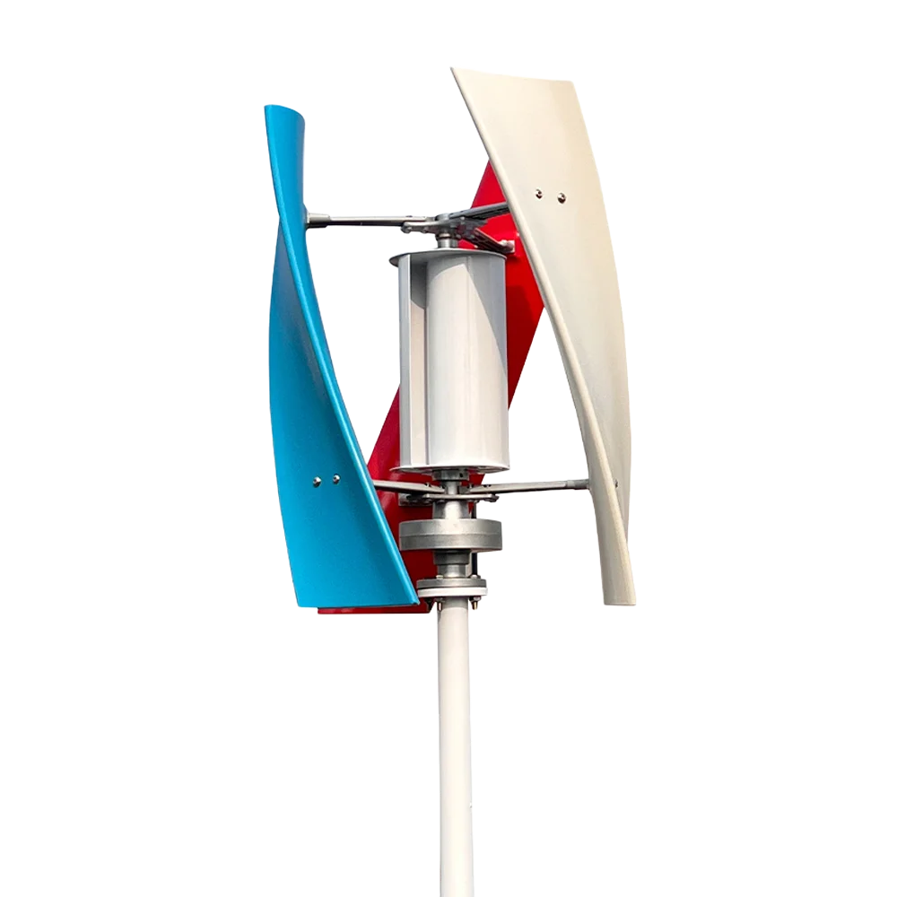 2000 واط 12 فولت 24 فولت 48 فولت 3 شفرات مولد تربيني طاقة الرياح مع Mppt جهاز التحكم في الشحن محور عمودي لمزرعة المنزل استخدام الطاقة الحرة #5