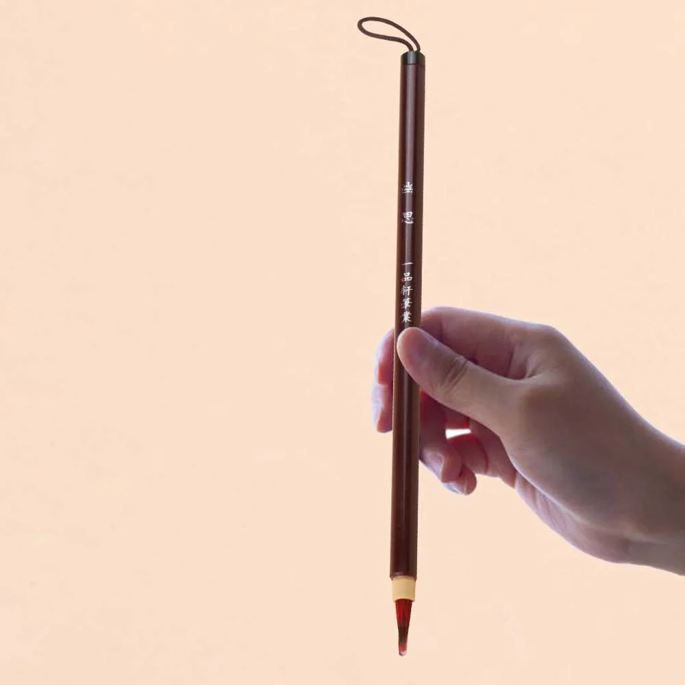 2pcs Soft Hair Chinese Brush 0.5cm Imitation Rabbit Hair Painting Pen for Chinese Classical Lightweight Hook Line Pen Watercolor