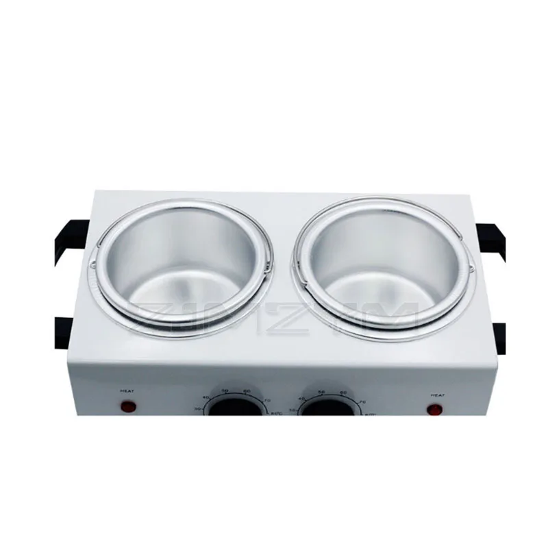 Dual Pot Wax Melting Heater Professional Adjustable Temperature Depilatory Wax Warmer for Hair Removal SPA - view 4