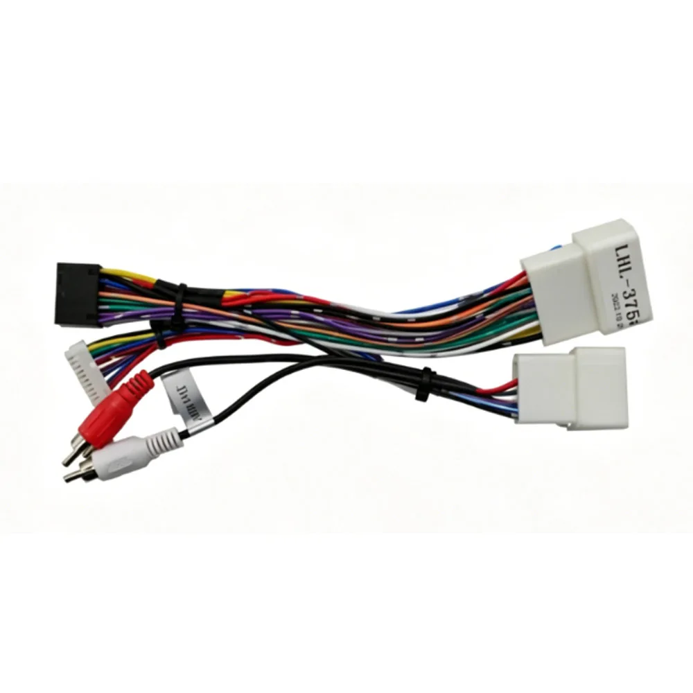 Car Radio Installation Wiring Harness LHL-375 Boost CanBus Box Decoder Cable For Mitsubishi Pajero ASX