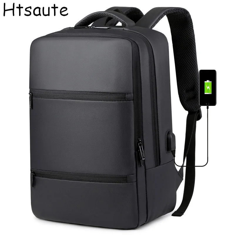 

High Quality USB Charging Backpack Men Oxford Casual Bagpack Large Laptop Backpacks Male Mochilas Schoolbag For Teenagers Boys