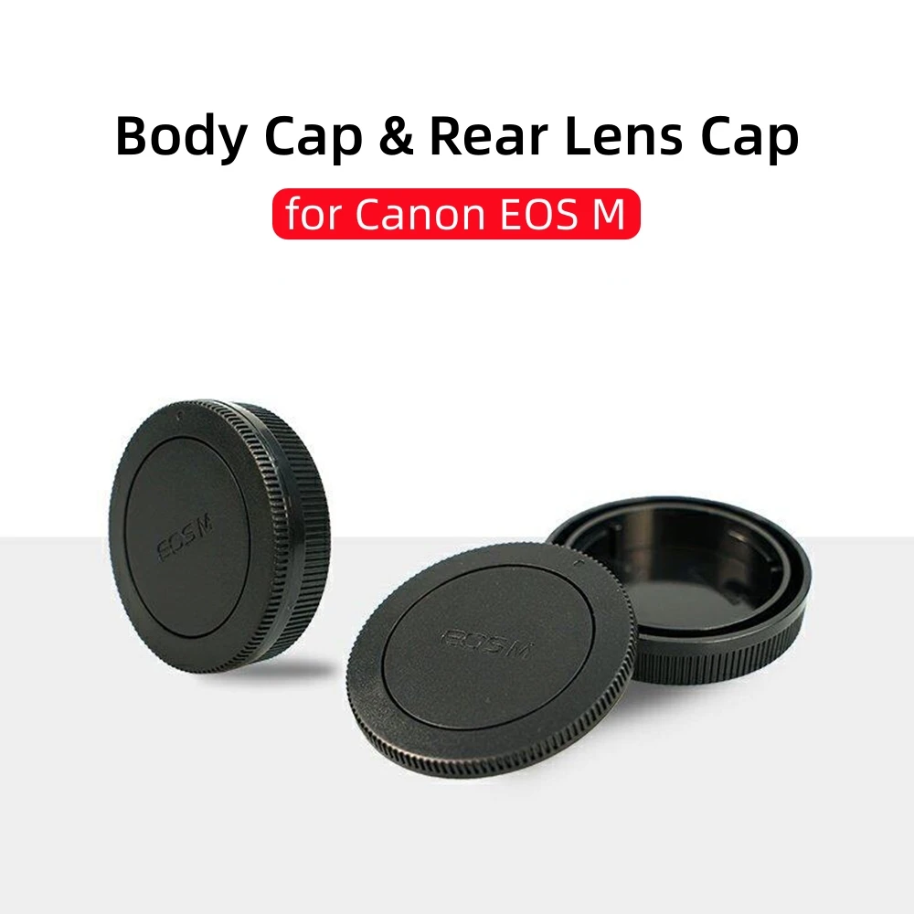 Camera Body Cover Lens Rear Cap Protector for Canon EOS M M2 M3 M5 M6 M6II M10 M50 M50II M100 M200 M Mount Body Cap Accessories
