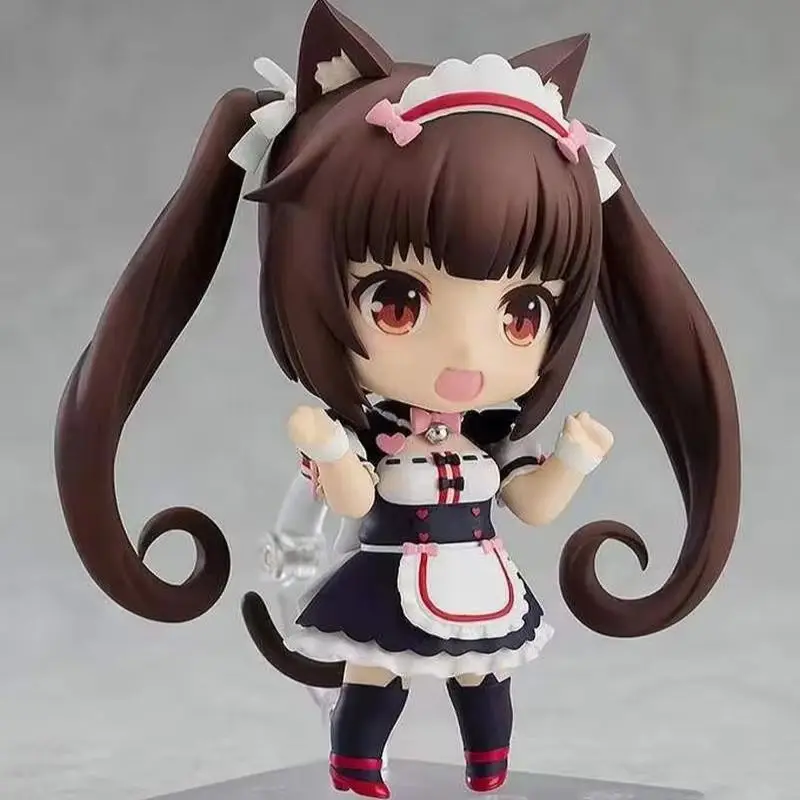 1238 1248 Nekopara Nendoroid Anime Chocolat Vanilla Cute 10cm Articulated Action Figures Collectible Model Doll Trendy Toys Gift view 3