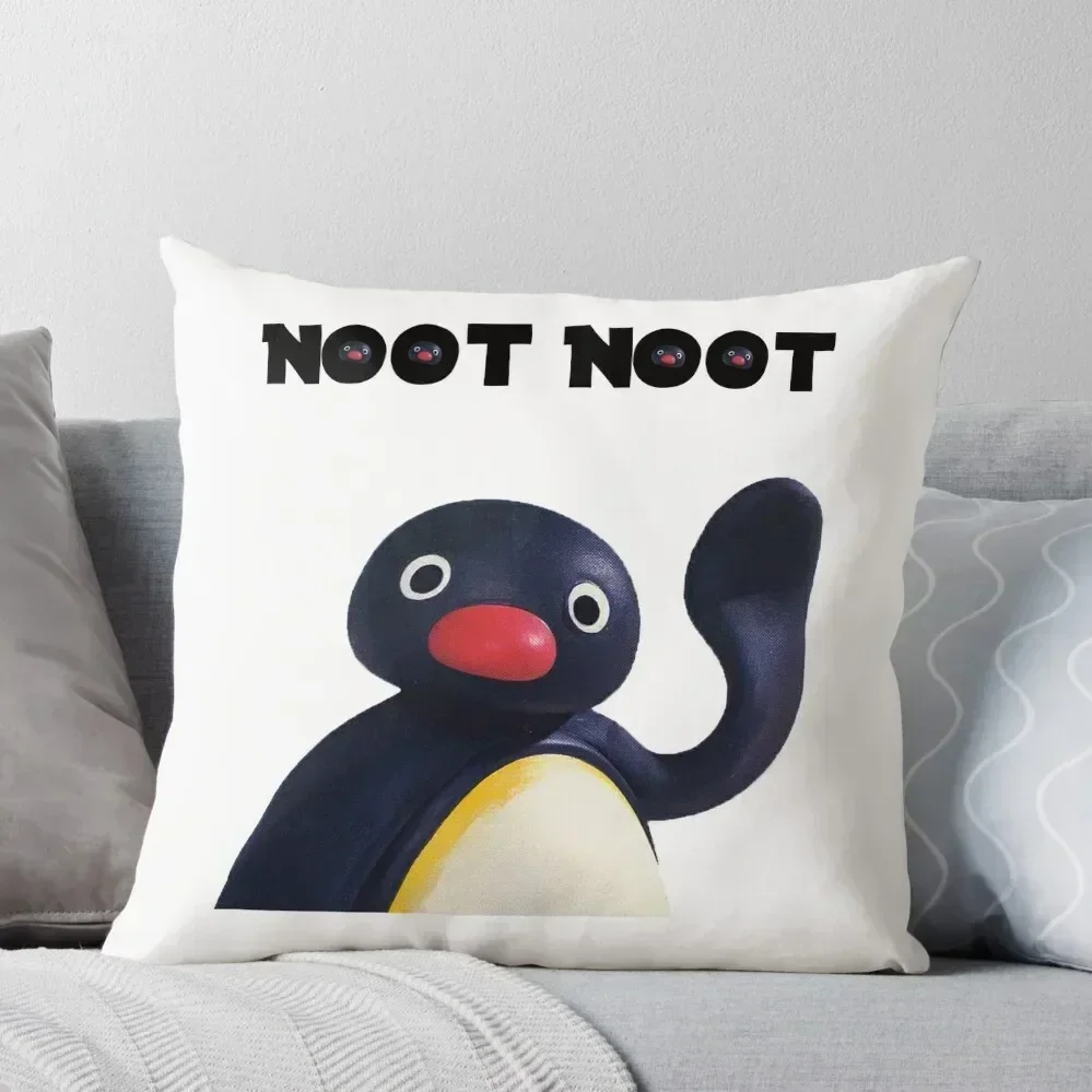 

Pingu Noot Noot Throw Pillow Christmas Cushion For Home luxury sofa pillows pillow