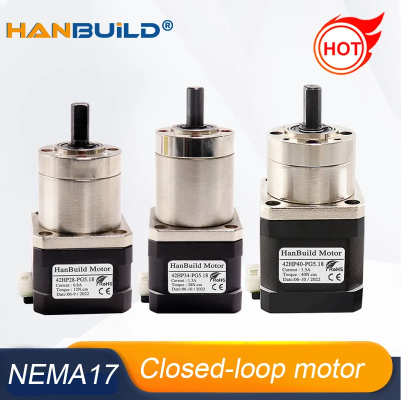 Best Price Extruder Gear Stepper Motor Ratio 5.18:1 Planetary Gearbox Nema17 17HS4401S-PG Step Motor OSM Geared For 3D Printer