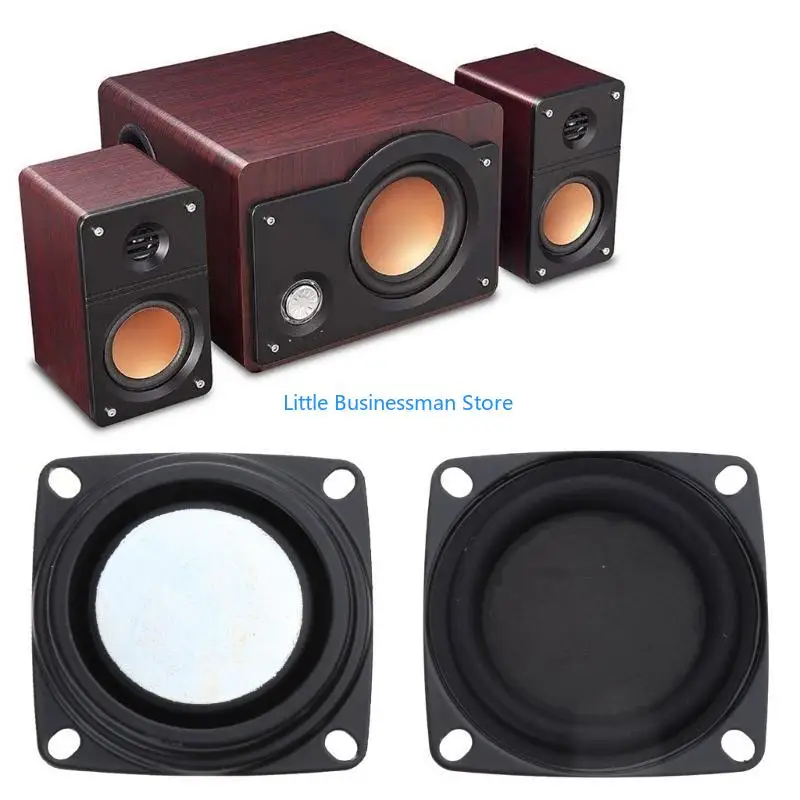 Schwarz Bass Passive Heizkörper DIY Lautsprecher Passive Membran Hohe Leistung Heizkörper Zubehör M76A – Detail 8