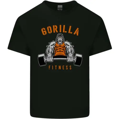 Gym Gorilla Fitness Bodybuilding Training Mens Cotton T-Shirt Tee Top