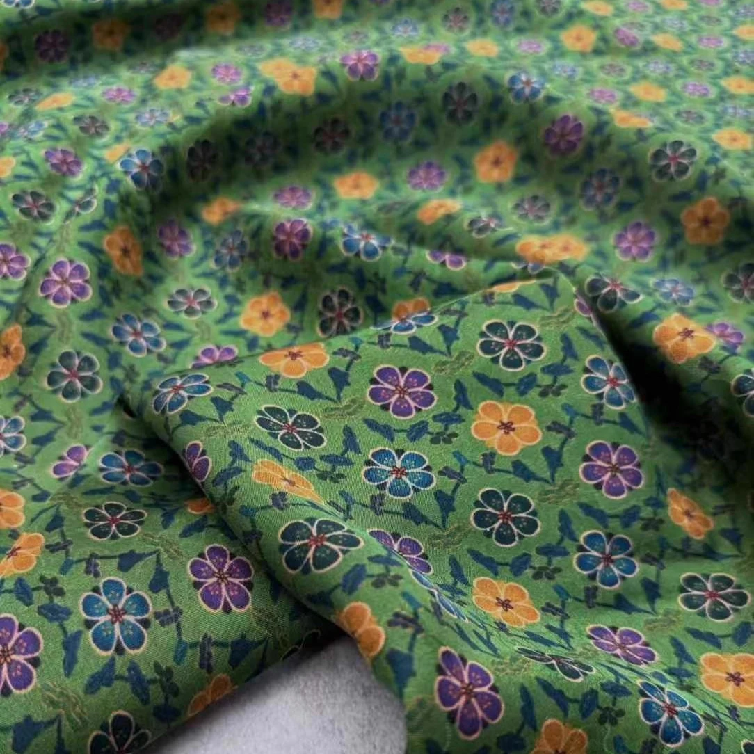 floral-printed-green-heavy-silk-fabric-for-diy-sewing-summer-spring-soft-dress-pants-pajamas-vest-skirt-clothes-r2447